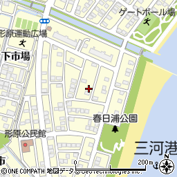 愛知県蒲郡市形原町春日浦7-7周辺の地図