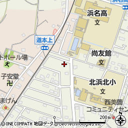 静岡県浜松市浜名区西美薗3435周辺の地図