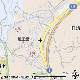 静岡県掛川市日坂314周辺の地図