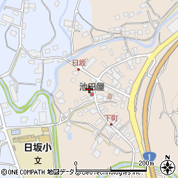 静岡県掛川市日坂53周辺の地図