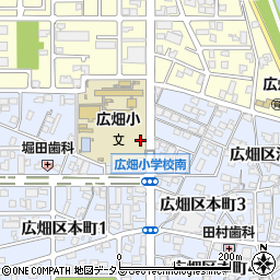 兵庫県姫路市広畑区清水町周辺の地図
