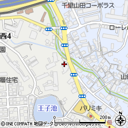 北大阪農協中支店周辺の地図