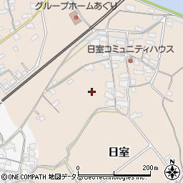 岡山県和気郡和気町日室周辺の地図