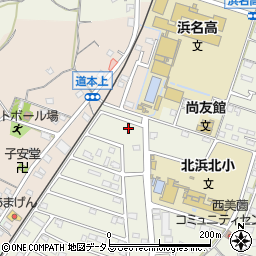 静岡県浜松市浜名区西美薗3434周辺の地図