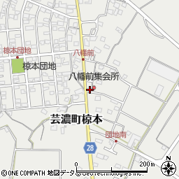 三重県津市芸濃町椋本1568-5周辺の地図