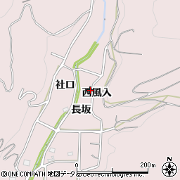 愛知県西尾市鳥羽町西風入周辺の地図