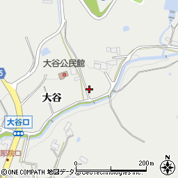兵庫県三木市志染町大谷周辺の地図