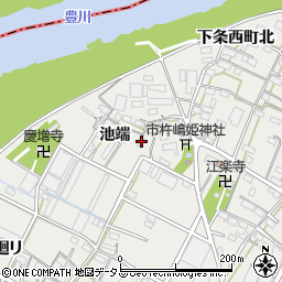 愛知県豊橋市下条西町池端2770周辺の地図