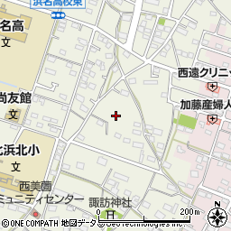静岡県浜松市浜名区西美薗1939周辺の地図