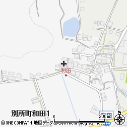 兵庫県三木市別所町和田339周辺の地図