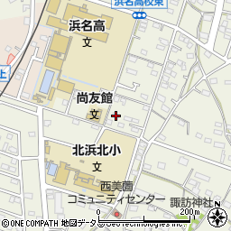 静岡県浜松市浜名区西美薗2917周辺の地図