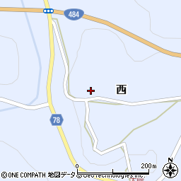 岡山県加賀郡吉備中央町西2197周辺の地図
