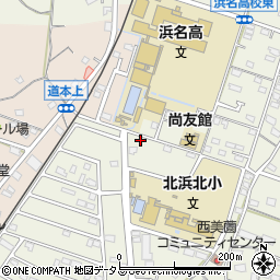 静岡県浜松市浜名区西美薗1568周辺の地図