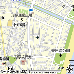 愛知県蒲郡市形原町春日浦18-1周辺の地図
