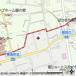 静岡県浜松市中央区根洗町48周辺の地図