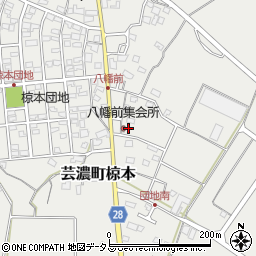 三重県津市芸濃町椋本1573-2周辺の地図