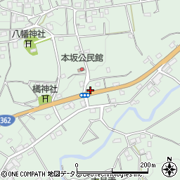 静岡県浜松市浜名区三ヶ日町本坂289-2周辺の地図