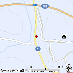 岡山県加賀郡吉備中央町西2209周辺の地図