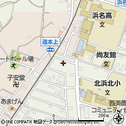 静岡県浜松市浜名区西美薗3431周辺の地図