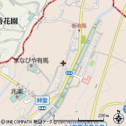 兵庫県神戸市北区有馬町145周辺の地図