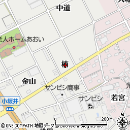 愛知県豊川市宿町楠周辺の地図
