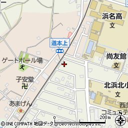 静岡県浜松市浜名区西美薗3426周辺の地図