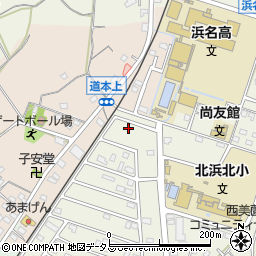 静岡県浜松市浜名区西美薗3430周辺の地図
