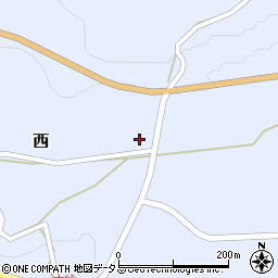 岡山県加賀郡吉備中央町西2088周辺の地図