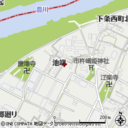 愛知県豊橋市下条西町池端2769周辺の地図
