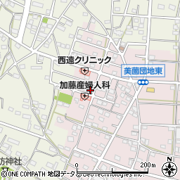 静岡県浜松市浜名区東美薗1458-12周辺の地図