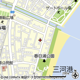 愛知県蒲郡市形原町春日浦6-4周辺の地図