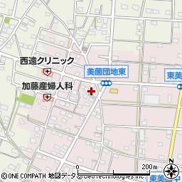 静岡県浜松市浜名区東美薗1536-4周辺の地図