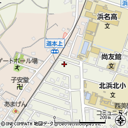 静岡県浜松市浜名区西美薗3429周辺の地図