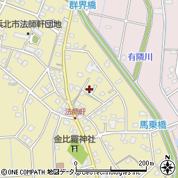 静岡県浜松市浜名区平口1221周辺の地図