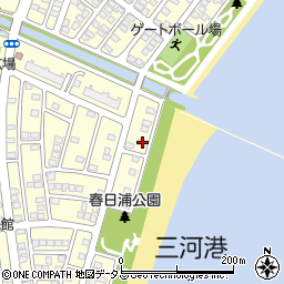 愛知県蒲郡市形原町春日浦1-7周辺の地図
