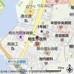 市民会館周辺の地図