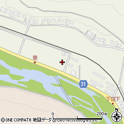 岡山県岡山市北区御津下田222周辺の地図