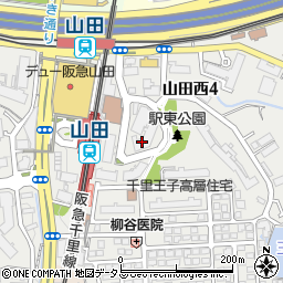 山田駅前もりした内科クリニック周辺の地図