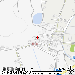 兵庫県三木市別所町和田335周辺の地図