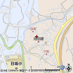 静岡県掛川市日坂56周辺の地図