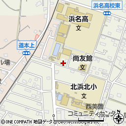 静岡県浜松市浜名区西美薗2910周辺の地図