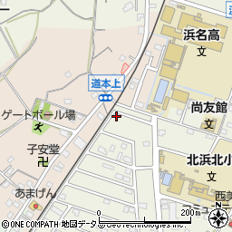 静岡県浜松市浜名区西美薗3427周辺の地図