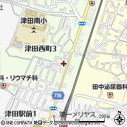 個別指導キャンパス津田校周辺の地図
