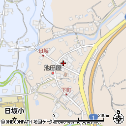 静岡県掛川市日坂121-2周辺の地図