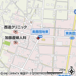 静岡県浜松市浜名区東美薗1533周辺の地図