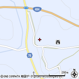岡山県加賀郡吉備中央町西2201周辺の地図