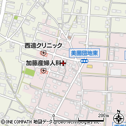 静岡県浜松市浜名区東美薗1539周辺の地図