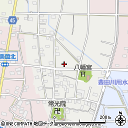 静岡県浜松市浜名区油一色周辺の地図