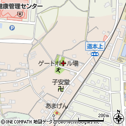 道本公民館周辺の地図