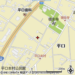 静岡県浜松市浜名区平口573周辺の地図